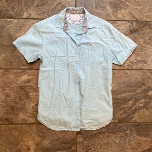 Light Blue Button Up Shirt Men’s